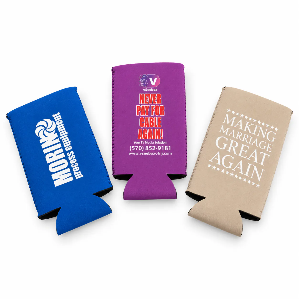 12oz Neoprene Slim Can Cooler